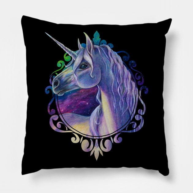Unicorn Pillow by MoniWolf