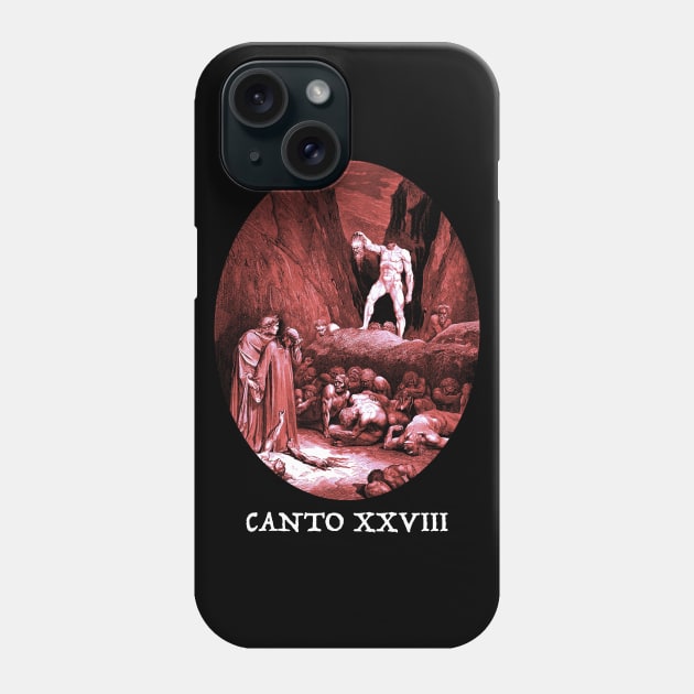 Dantes Inferno Canto 28 (Bertran de Born) Phone Case by Persona2