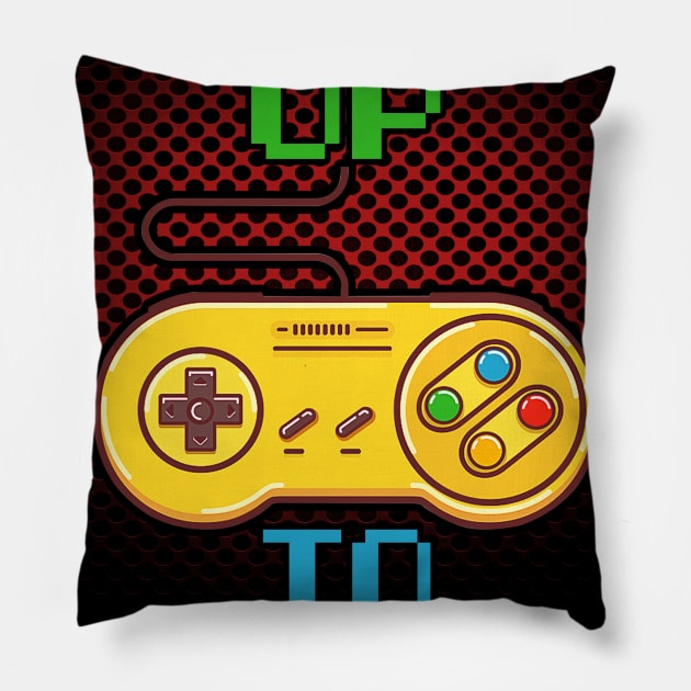 Promoted To JUJU T-Shirt Unlocked Gamer Leveling Up Pillow by wcfrance4