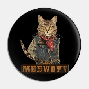 Cat Cowboy Expedition Pin