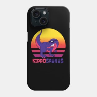 Kiddosaurus T rex Dinosaur Kiddo Saurus Family Phone Case