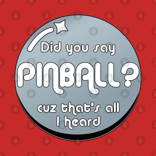 Did you say pinball? by amelinamel