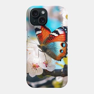 Butterfly Flower Nature Serene Tranquil Phone Case