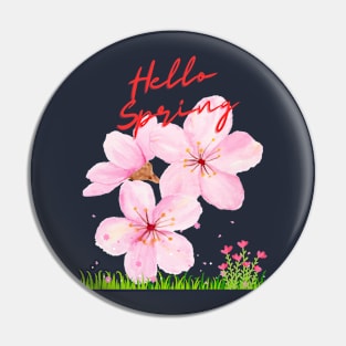 Hello Spring Pin