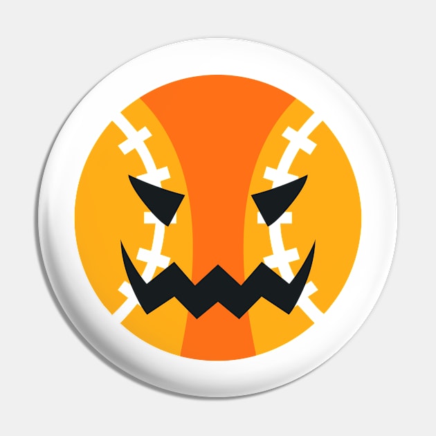 Baseball Halloween Pin by VEKTORKITA