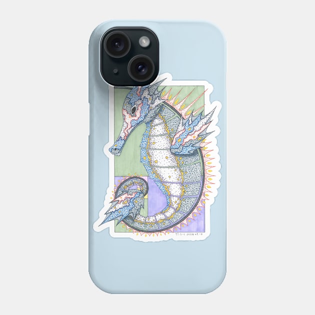 Seahorse Phone Case by The Midblackcat Shop