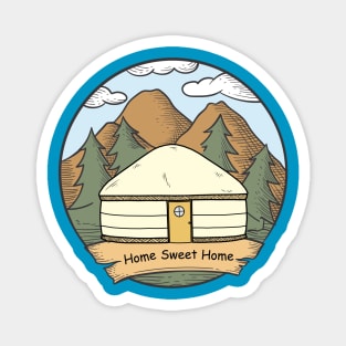 Yurt Camping Magnet