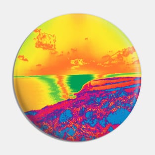 Psychedelic Coastline 1 Pin