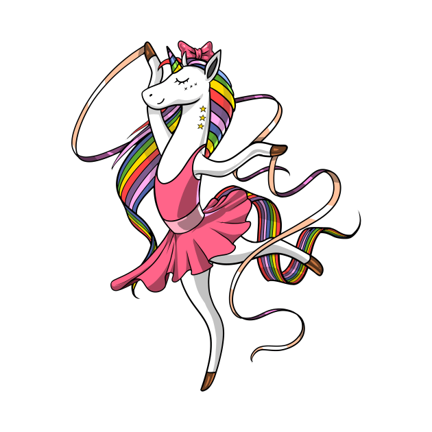 Unicorn Ballet Dancing Ballerina by underheaven