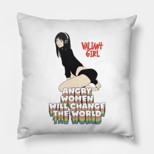 Angry Women Will Change The World Pillow