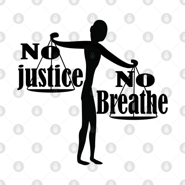 no justice no breathe and no peace by ArticArtac