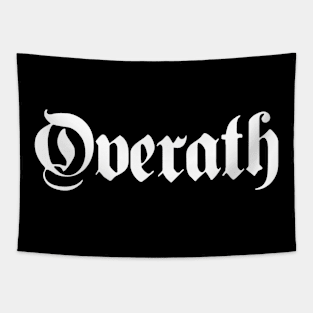 Overath written with gothic font Tapestry