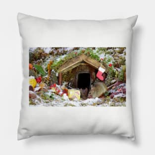 Baby mouse first christmas Pillow