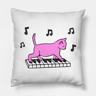 Piano Cat Pillow