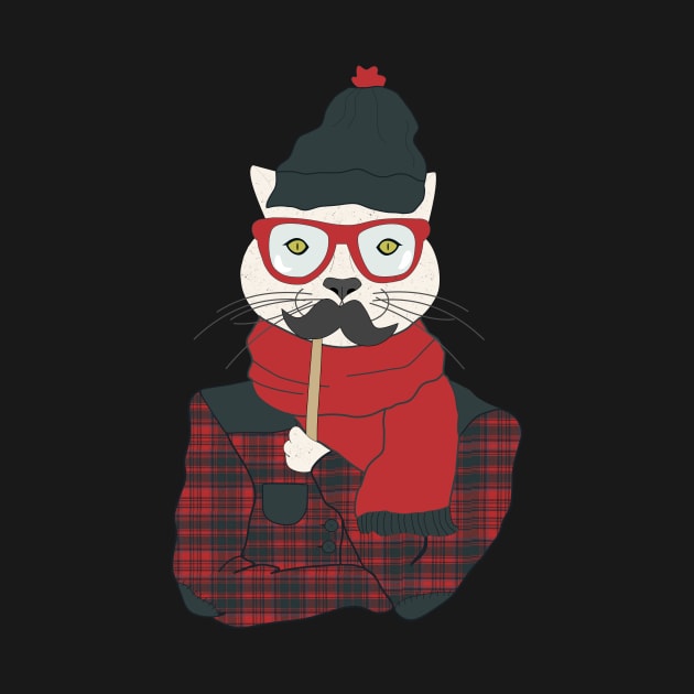 Hipster Cat by IceTea