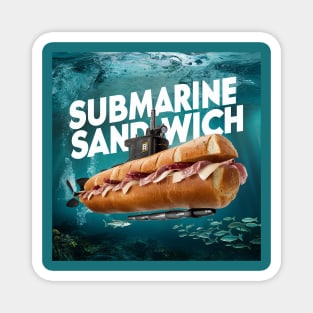 A submarine sandwich Magnet