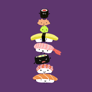 Cute Sushi | Kawaii Sushi Characters T-Shirt