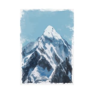 Mount Everest Art Painting T-Shirt