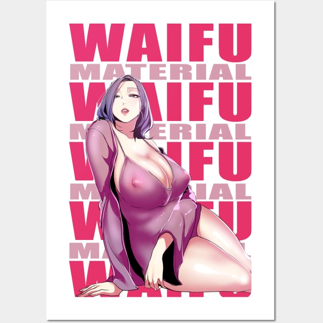 Busty Anime Waifu Material in sexy bra and big boobs - Anime - T
