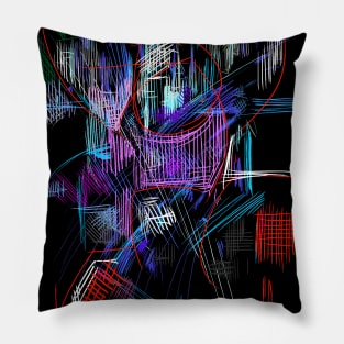 Patch Abstract Color Pillow