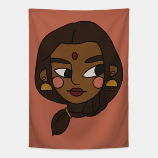 Desi Girl Tapestry