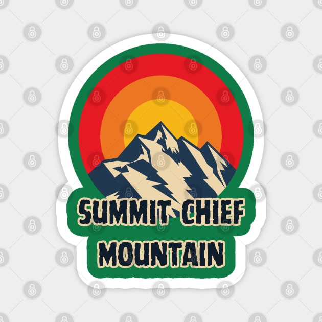 Summit Chief Mountain Magnet by Canada Cities