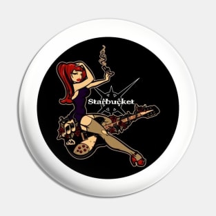 Starbucket Guitar Pin