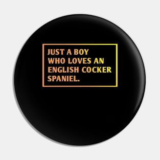 English cocker Spaniel Pin