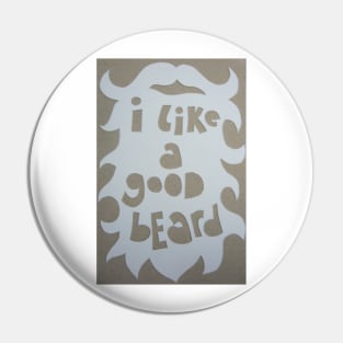 Beard lover Pin