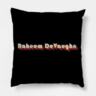 retro vintage Raheem DeVaughn Pillow