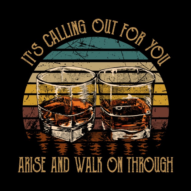 It's Calling Out For You Arise And Walk On Through Whisky Mug by KatelynnCold Brew