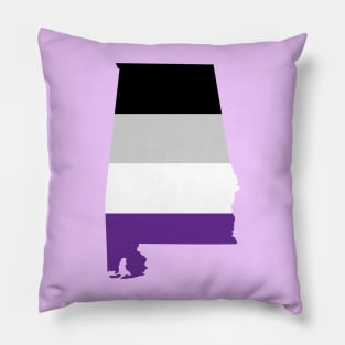 Alabama Asexual Pride Pillow