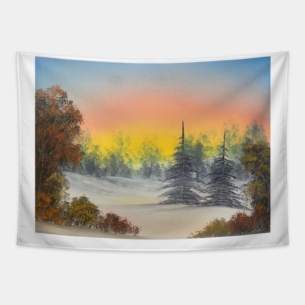 Winter Hideaway Tapestry by J&S mason