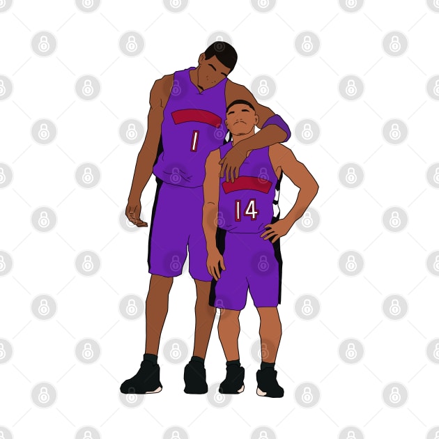 TMac & Bogues Raptors by whelmd