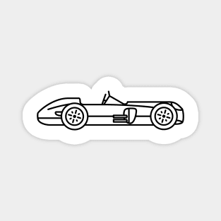 F1 World Champ Car 1955 Mercedes W196 Fangio Magnet