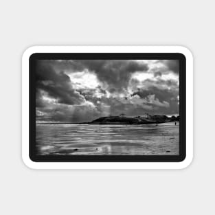 Seaton Sluice Spring Showers - Monochrome Magnet