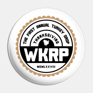 WKRP Turkey Drop Pin