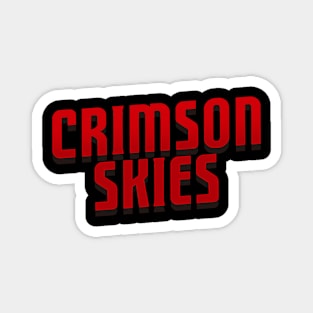 Crimson Skies Logo Magnet