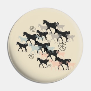 Horse Pattern Pin