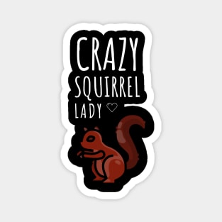 Crazy Squirrel Lady Magnet