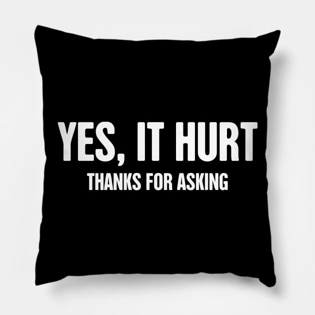 Funny Fractured Broken Hand Get Well Gift Pillow by MeatMan