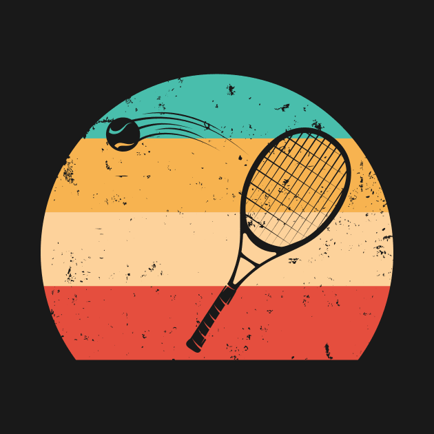 tennis vintage sunset , tennis lover by mezy