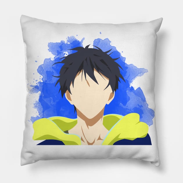 Free! Minimalist (Haru) Pillow by DanMcG2018