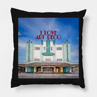 I Love Art Deco Pillow