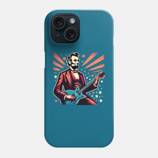 Abe's Emancipation Jam: The Lincoln Country Rocker Phone Case