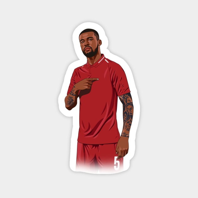 Gini Wijnaldum Magnet by Ades_194