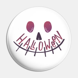 Halloween in Purple and Violet Pin