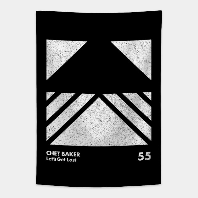 Chet Baker / Minimal Graphic Design Tribute Tapestry by saudade