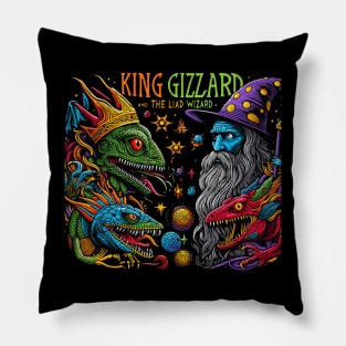 King gizzard and the lizard wizard Pillow