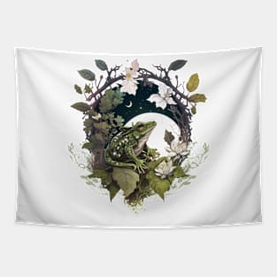 fantasy frog art Tapestry